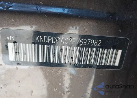 2015 Kia Sportage Lx from USA, damaged, VIN KNDPBCAC2F7697982